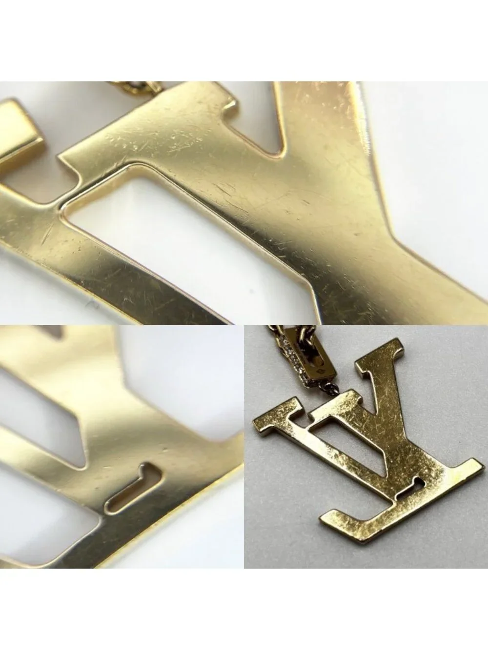 Louis Vuitton Pendant Pendentif LV XL with Adjustable Star